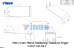 3-0257-243-00-3 ELECTROVERT FINGER,RIGID,TITANIUM,STRAIGHT L - Image 3